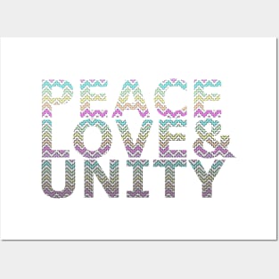 Peace, Love & Unity #001 Posters and Art